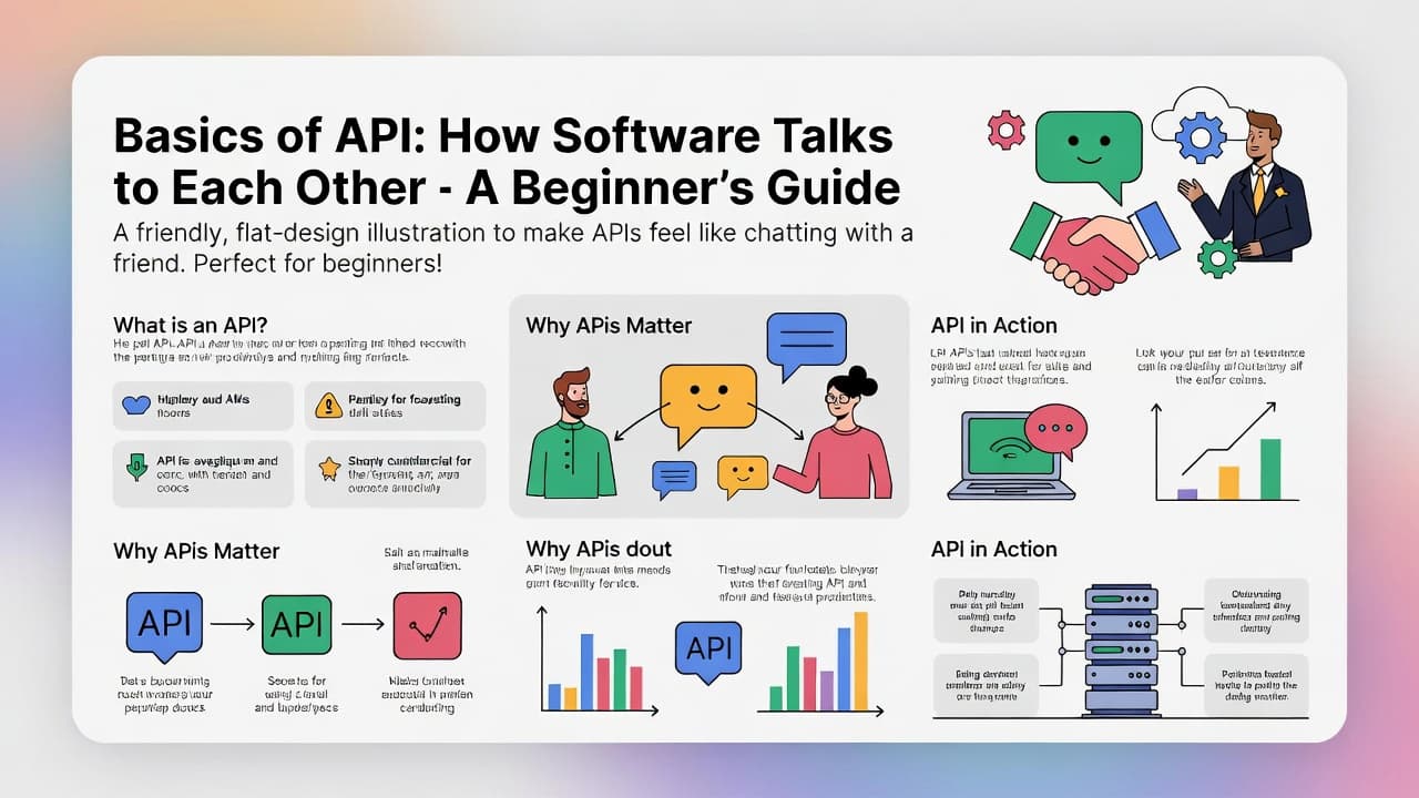Basics of API: A Simple Beginner Guide to Understanding How Software Talks to Each Other