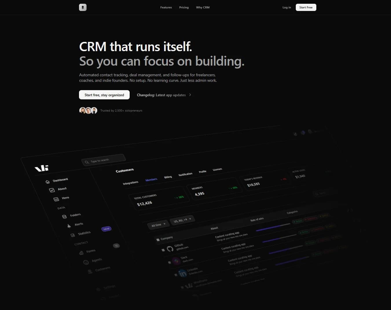 Linear UI preview