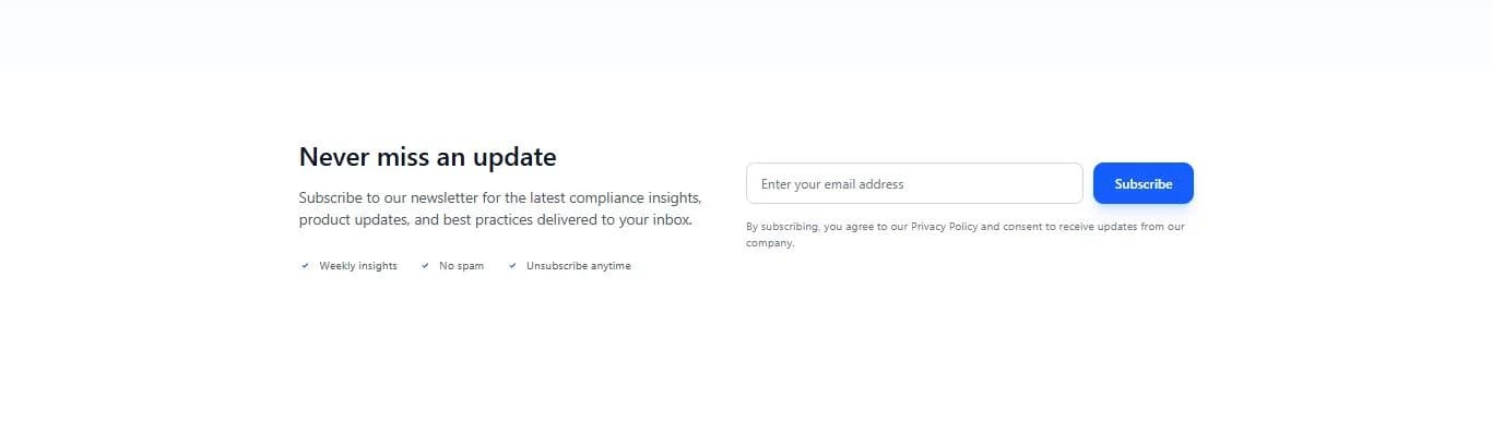 Email Subscription Form