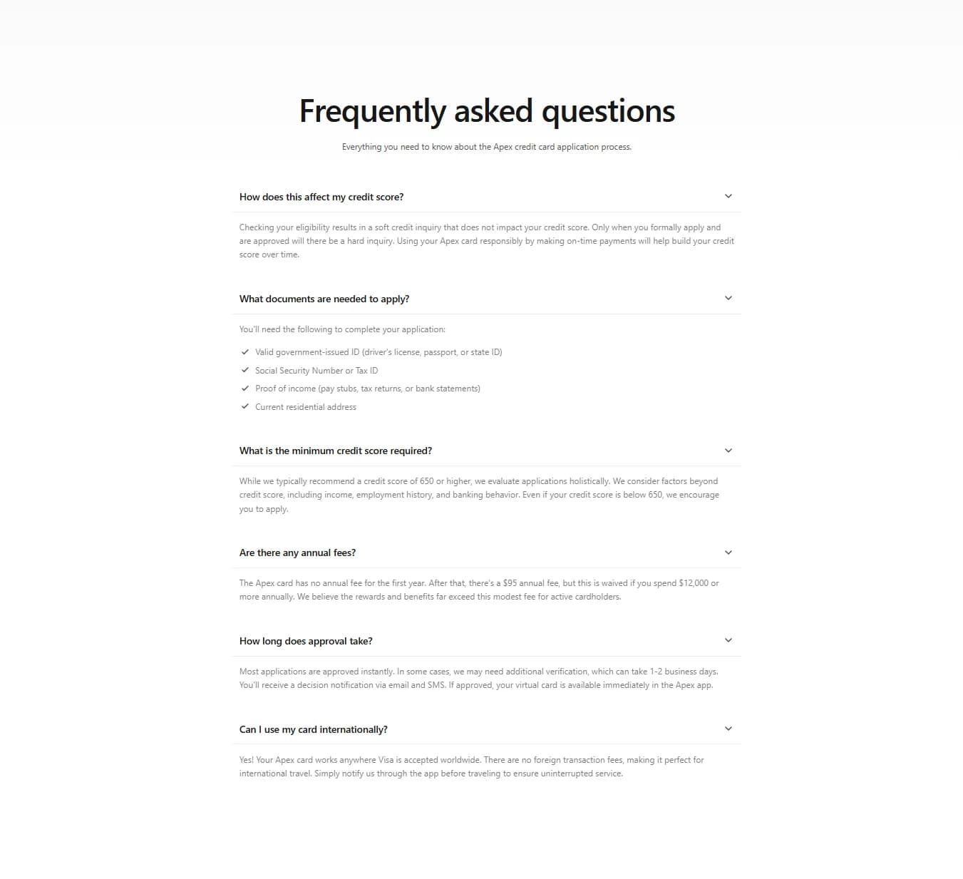 FAQs Section 2