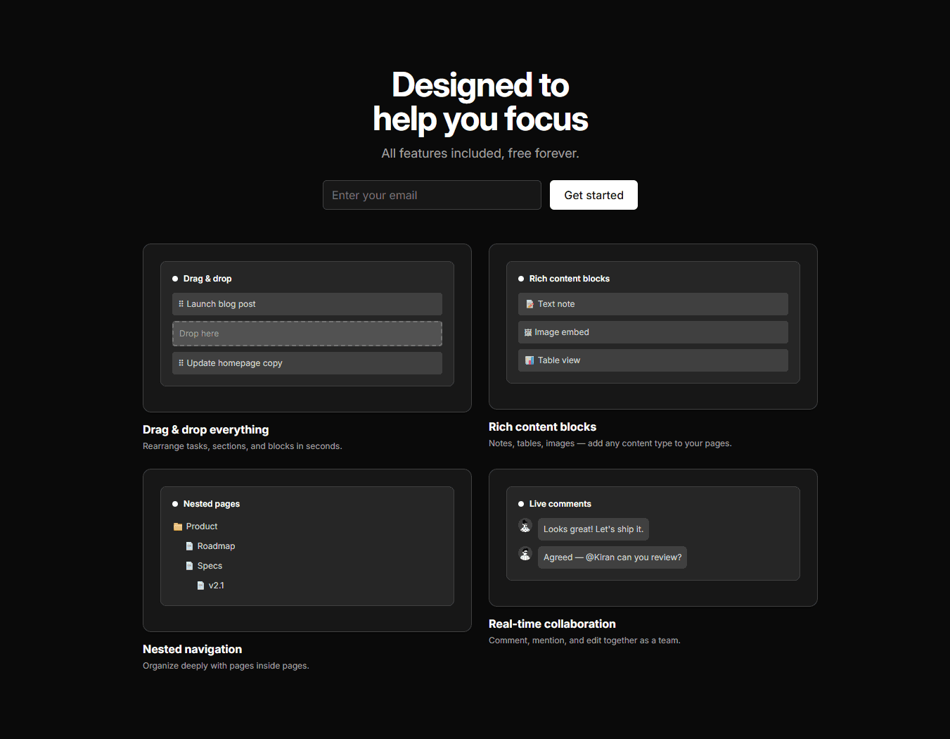 Features Section