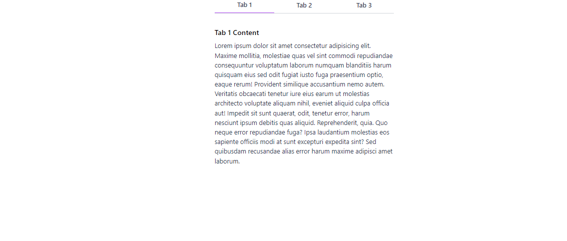 Tailwind react tab