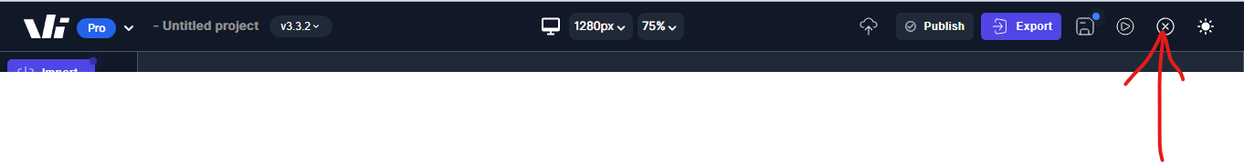 Clear Canvas Button