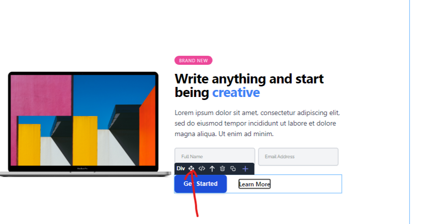 Drag button