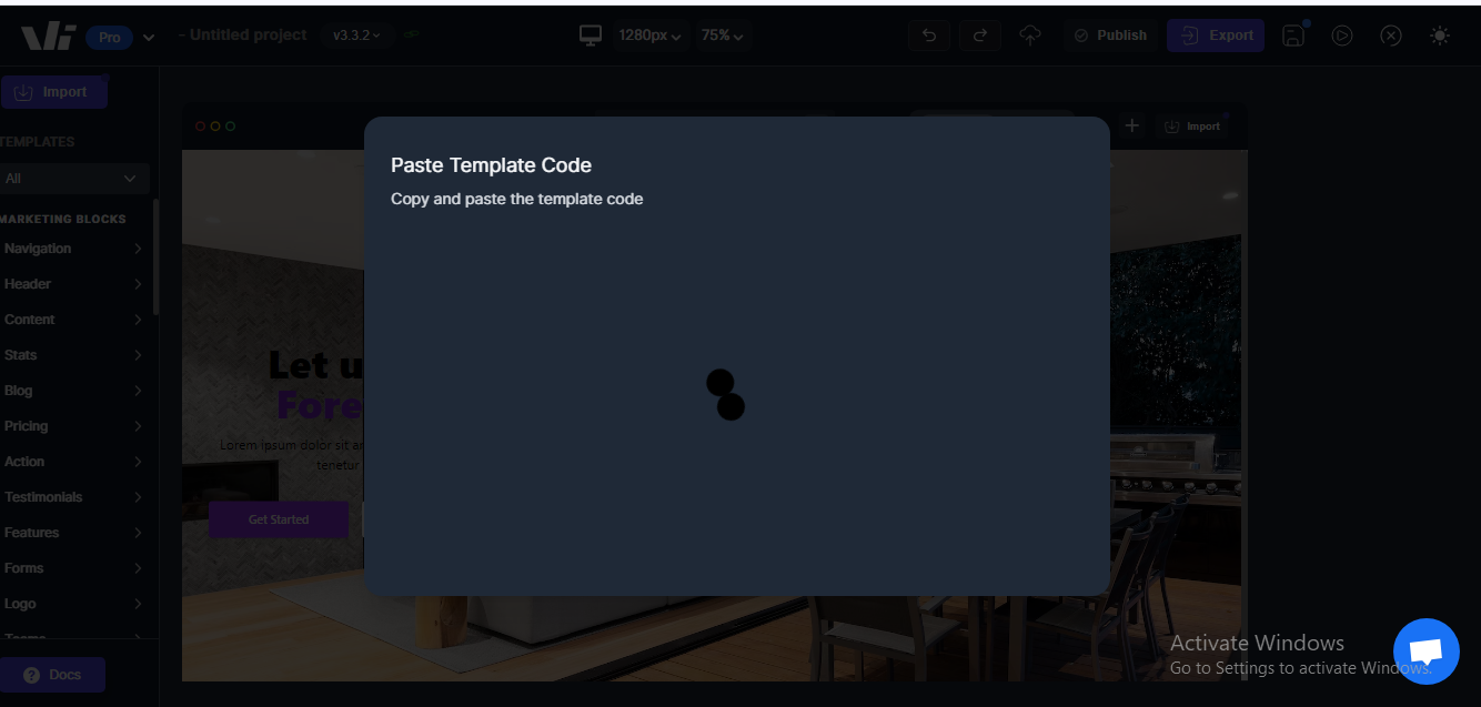 processing template