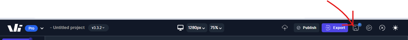 Saving Button